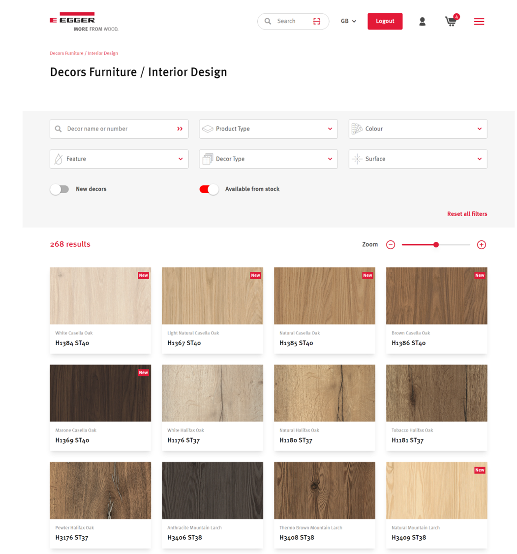 How to download EGGER decor scans